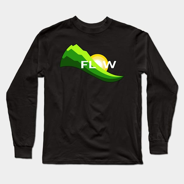 mountain sunshine flow Long Sleeve T-Shirt by pholange